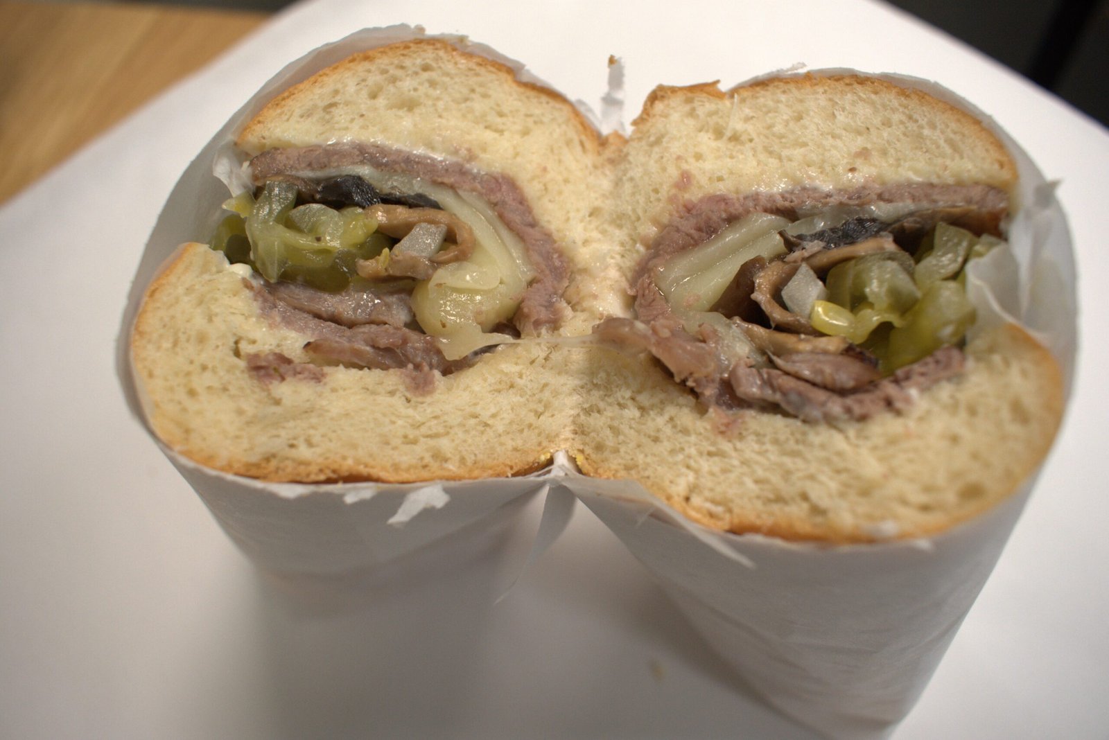 Not Your Average Fast-Food Steak: Premium Prime Kobe Philly Cheese Steak (#16)